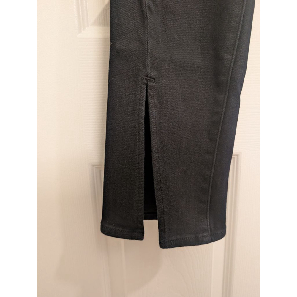 Pistola Dark Black Colleen Super High Rise Slim Boot Slit Ankle Vented Teagan29 - Picture 4 of 14